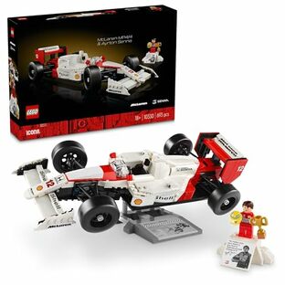 レゴ(LEGO) アイコン マクラーレン MP4/4 ＆アイルトン・セナ F1 セナ 車 プラモデル ミニカー おもちゃ 玩具 プレゼント ブロック 大人 インテリア 10330の画像