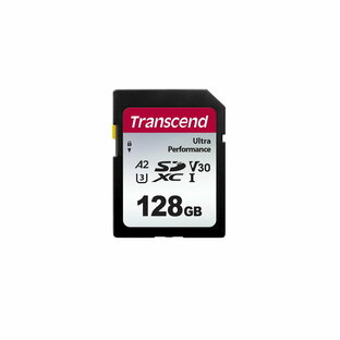 トランセンドジャパン SDカード 128GB UHS-I U3 V30 A2 対応 Ultra Performance (最大転送速度160MB/s)データ復旧ソフト無償提供TS128GSDC340S-Eの画像