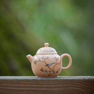 中国茶器 茶壺 茶杯付き 陶磁器 お得4点セット 中国茶 台湾茶 茶葉 ウーロン茶 烏龍茶 茶器セットの画像