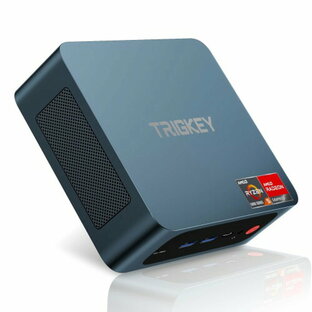 TRIGKEY ミニpc Speed S5 Pro AMD Ryzen 7 5800H(8 コアと 16 スレッド, 最大4.4 GHz, Zen 3 アーキテクチャ) Mini PC 32GB DDR4 1TB M.2 NVME SSD PCIE, 小型pc, 3画面同時出力 4K 60Hz, 高速WiFi 6/BT 5.2の画像