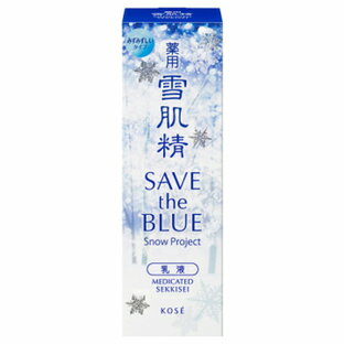 【送料込み】【限定デザイン】コーセー 薬用 雪肌精 乳液 140ml  SAVE the BLUE 2023の画像
