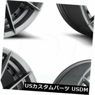 ホイール 4本セット 4-新しい20 ”ニッチセクターM197ホイール20x9 / 20x10.5 5x120 35/35 GunMetalの画像