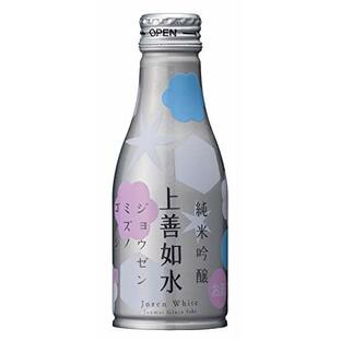 上善如水 純米吟醸 ボトル缶 [ 日本酒 新潟県 180mlｘ24本 ]の画像