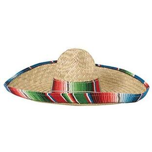 メキシコ 衣装 メキシカンハット 麦わら 帽子 ソンブレロ ぼうし メンズ メキシカン ハット ハロウィン コスプレ グッズ [並行輸入品]の画像