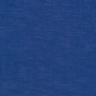 KIYOHARA 生地 リネン 麻 無地 ココチ ファブリック カンフィー リネン クール ・ クラッシュ 加工 約105cm巾 長さ1m単位 カット Col.RBL ロイヤルブルー KOF-18の画像