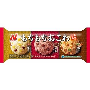 [冷凍] ニチレイ もちもちおこわ 美味三味 3種×4袋の画像
