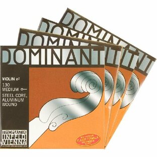 Dominant ドミナント バイオリン弦SET（3Dシルバー、4/4のみ）(1E=130)の画像