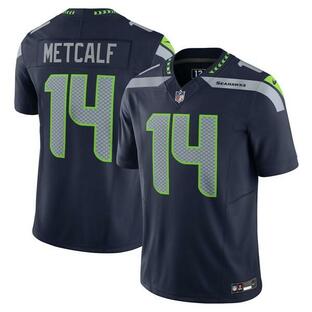 ナイキ ユニフォーム トップス メンズ DK Metcalf Seattle Seahawks Nike Vapor F.U.S.E. Limited Jersey Navyの画像