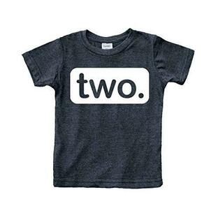 2歳のお誕生日シャツ 男の子 2歳 幼児 キッズ アウトフィット セカンドツーTシャツ パーティー US サイズ: 2T 平行輸入 平行輸入の画像