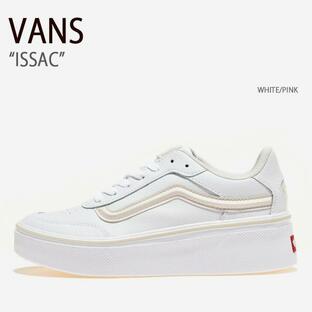 VANS バンズ スニーカー ISSAC WHITE PINK V3942 WHITE/PINK イサック ホワイト ピンク メンズ レディース 男性用 女性用の画像