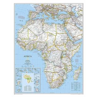 Africa Classic (National Geographic Reference Map)の画像