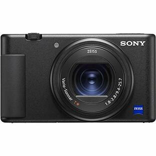 SONY(ソニー) コンパクトデジタルカメラ VLOGCAM Vlog用カメラ ZV-1 ボディ ウィンドスクリーン付属 24-70mm F1.8-2.8 ズームレンズ ブラック ZV-1 Bの画像