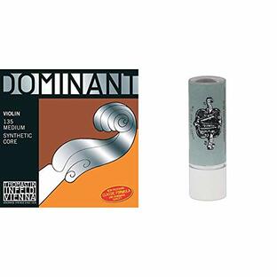 【セット買い】Dominant ドミナント 4/4バイオリン弦セット(E線130MSスチール、ループエンド) & W.E. Hill ペグコンポジション 糸巻き潤滑剤の画像