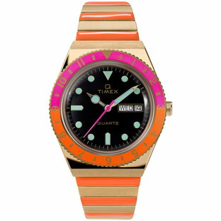 Tmexタイメックスレディース女性Qダイバー36ミリメートルTW2U81600VQクォーツ腕時計の画像