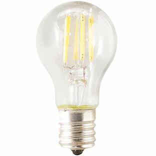 【節電対策】 アイリスオーヤマ(IRIS OHYAMA) LEDフィラメント電球 ミニクリプトン球 E17 40W相当 440lm 電球色相当 LDA4L-G-E17-FCの画像