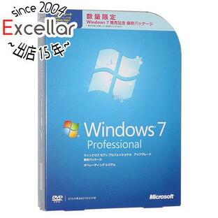 【新品訳あり(箱きず・やぶれ)】 Windows 7 Professional アップグレード 発売記念優待 [管理:1200000215]の画像