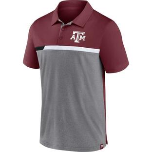 NCAA メンズ ポロシャツ トップス Texas A&Amp;M Aggies Maroon Iconic Poly Poloの画像