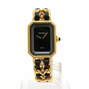 【ウォッチ】CHANEL シャネル プルミエール Mサイズ GP 革 レディース 腕時計 ゴールド H0001 【中古】の画像