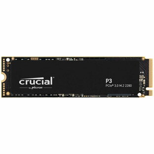 Crucial CT1000P3SSD8JP NVMe M.2 SSD「P3」シリーズ PCI-Express 3.0(x4)接続 1TBの画像