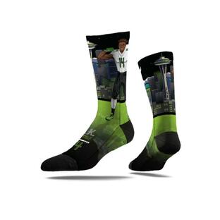 ストライドライン (Strideline) ユニセックス ソックス インナー・下着 Seattle Seahawks Dk Metcalf Superhero Socksの画像