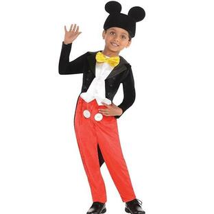 ミッキーマウス コスプレ 子供 ボーイズ コスチューム 衣装 ハロウィン 仮装 ねずみ年 2020年 子年の画像