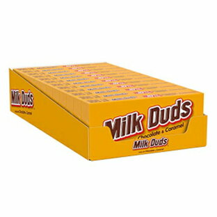 MILK DUDS チョコレート＆キャラメルキャンディ、バルク映画スナック、5オンスボックス（12個） MILK DUDS Chocolate and Caramel Candy, Bulk Movie Snack, 5 oz Boxes (12 Count)の画像