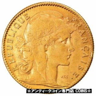 アンティークコイン コイン 金貨 銀貨 Coin, France, Marianne, Francs, 1905, Paris, VF , Goldの画像