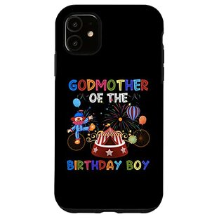 iPhone 11 ゴッドマザー・オブ・ザ・バースデー ボーイ リングマスター サーカス 誕生日 スマホケースの画像