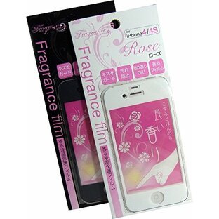 iPhone4/4S 香る 液晶保護フィルム ローズ 2枚セット 日本製 スタイルエーの画像