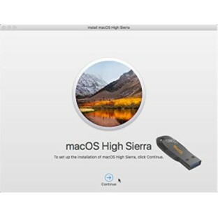 32GB ブート可能 USBドライブ 3.0 MacOS High Sierra 10.13.6用 フルインストール/アップグレード/ダウングレード Mac OS X用の画像