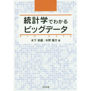 統計学でわかるビッグデータ 木下栄蔵 著 水野隆文の画像