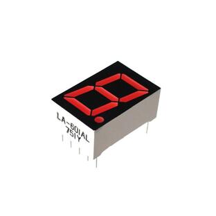 ROHM 1桁 7セグ LED 数字表示器 赤色 カソード LA-601AL (2個セット)の画像