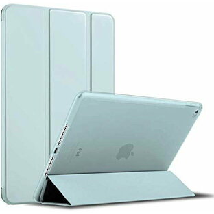 MS factory iPad Air2 カバー ケース アイパッド エア2 Air 2 スマートカバー 耐衝撃 ソフト フレーム オートスリープ アリス ブルー 水色 IPDA2-S-TPU-LSK iPad Air 2 TPUフレーム/アリスブルーの画像