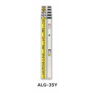 MYZOX マイゾックス サンアルゴー・イエロー 3m5段 ALG-35Y 全縮寸法845mm 重量1.2kg アルミスタッフ 箱尺 標尺の画像