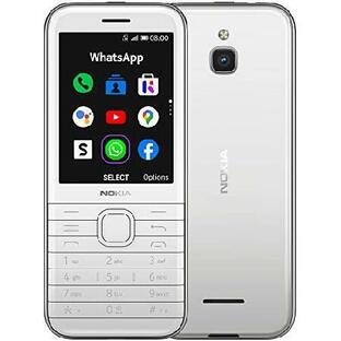 Nokia 8000 Single-SIM 4GB ROM + 512GB RAM (GSM Only | No CDMA) Factory Unlocked 4G/LTE Cell-Phone (Opal White) - International Version 並行輸入品の画像