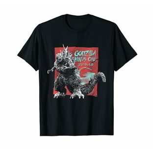 Godzilla Minus One Vintage Torn Movie Ad Godzilla Stance Tシャツの画像