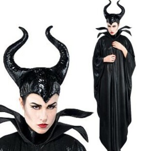 送料無料 マレフィセント コスプレ 大人用 仮装 衣装 コスチューム マレフィセント2 ディズニー 大きいサイズ あり Maleficentの画像