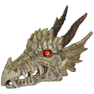 Penn-Plax Deco-Replicas Dragon Skull Gazer Aquarium Decoration ? Safe for Freshwater and Saltwater Fish Tanks ? Largの画像