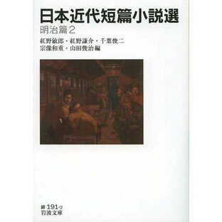 岩波書店 日本近代短篇小説選 明治篇2の画像