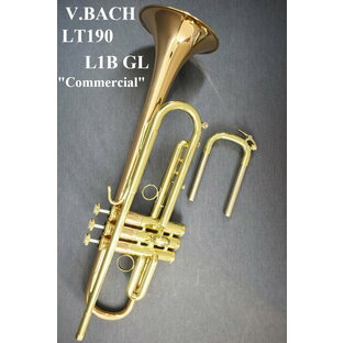 《お取り寄せ商品》V.Bach LT190 L1B GL"Commercial"【新品】【トランペット】【バック】【コマーシャル】【Lボア】【クロサワ楽器横浜店】の画像