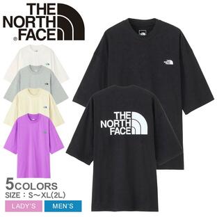 ザ ノースフェイス 半袖Tシャツ メンズ レディース ショートスリーブシンプルカラースキームティー THE NORTH FACE NT32434 黒の画像
