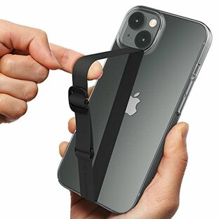 再使用と長さ調整可能 Sinjimoru スマホバンド バックル付き、伸びるスマホストラップ シリコン素材 スマホケースにつけるスマホグリップ 落下防止 スマホベルト ワイヤレス充電対応の薄さ iPhoneフィンガーストラップ、Sinji Loopの画像