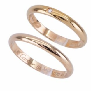 カルティエ Cartier 1895 ウェディング リング 1895 WEDDING BAND リング 指輪 結婚指輪 ダイヤリング マリッジリング ペアリング イエロの画像