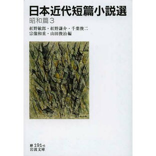 岩波書店 日本近代短篇小説選 昭和篇3の画像