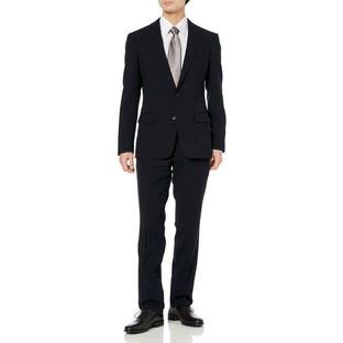 ブルーフロスト メンズスーツ 快適ナチュラルストレッチスーツ SOLOTEX ウォッシャブル 裾上げテープ付属 ブラック A5の画像