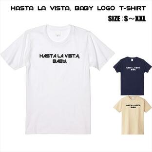 全3色 Hasta la vista, babyロゴプリントTシャツの画像