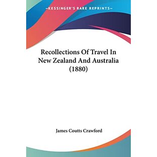 Recollections of Travel in New Zealand and Australiaの画像