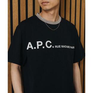 メンズ tシャツ Tシャツ 「A.P.C. / アーペーセー」別注 オーバーサイズ プリント トリムTシャツの画像