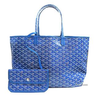 ≪ 新品 ≫ GOYARD ゴヤールサンルイ PM ブルー ST LOUIS Blue tote bag brand newの画像
