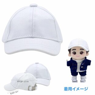 キャラクター ドール用 小物 キャップ 帽子 ぬいぐるみ 20cmドール用 人形 韓流 グッズ ax006-13の画像